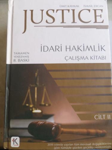 Justice İdari Hakimlik Çalışma Kitabı Cilt II Ümit Kaymak