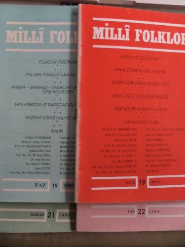Milli Folklor 1993-1994 / 18-19-21-22