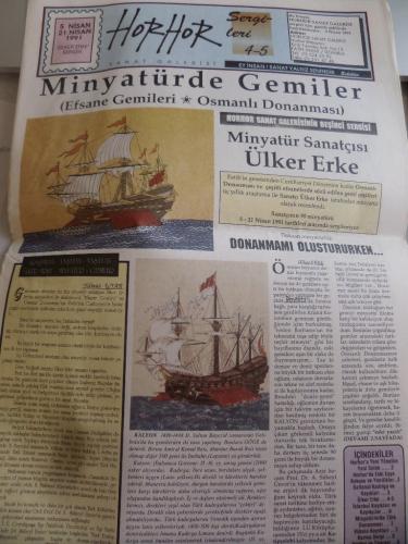 Horhor Sergileri 5 Nisan 21 Nisan 1991 - Minyatürde Gemiler