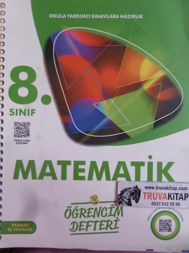 8. Sınıf Matematik Öğrencim Defteri