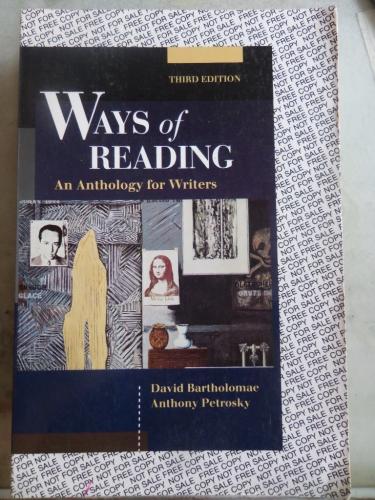 Ways Of Reading David Bartholomae