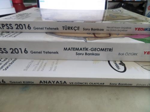 KPSS Genel Kültür Genel Yetenek  Çözümlü Soru Bankası / 3 Adet