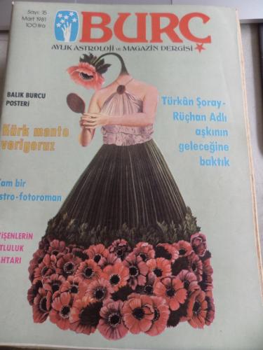 Burç Aylık Yıldız Falı ve Magazin Dergisi 1981 / 15