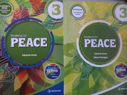 Students For Peace 3 Student's Book + Workbook Eduardo Amos