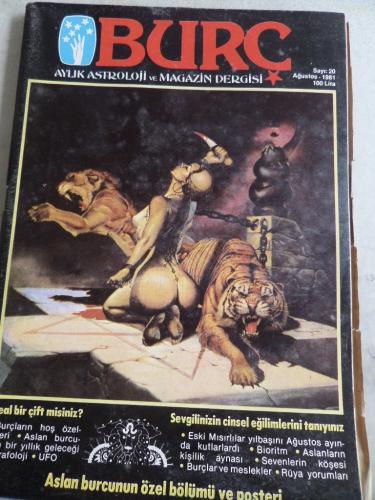 Burç Aylık Yıldız Falı ve Magazin Dergisi 1981 / 20