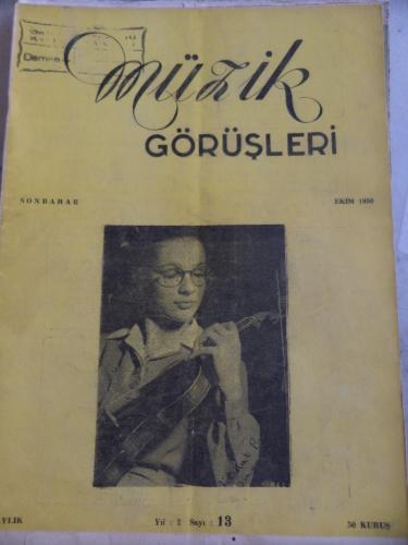 Müzik Görüşleri 1950 / 13