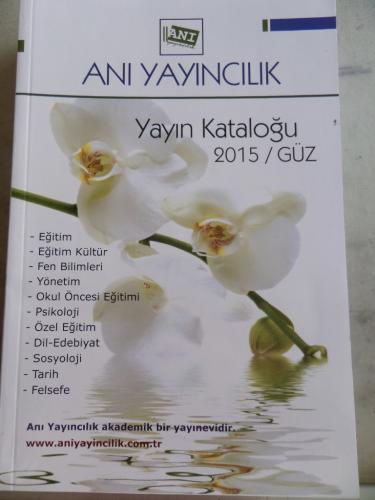 Anı Yayıncılık Yayın Kataloğu 2015 / Güz
