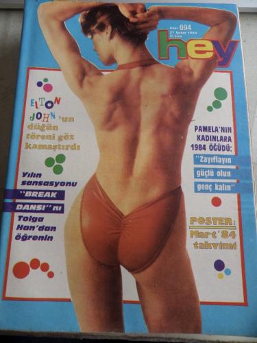 Hey Dergisi 1984 / 694 Kapak Pamela'nın Kadınlara 1984 Öğüdü