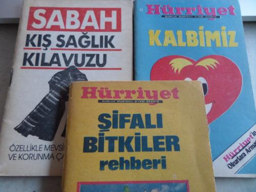 Hürriyet Sağlık Kitapları / 3 Adet