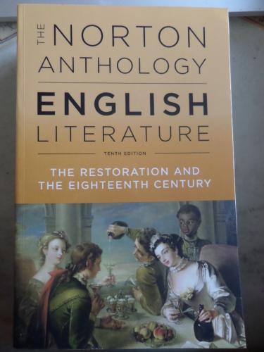 The Norton Anthology English Literature The Restoration And The Eighte