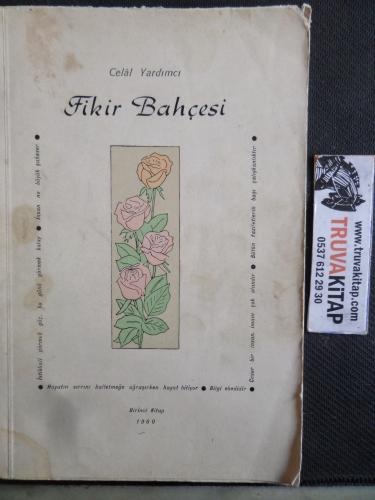 Fikir Bahçesi Birinci Kitap Celal Yardımcı