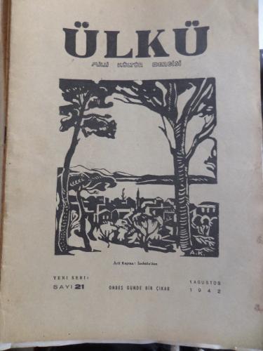 Ülkü Milli Kültür Dergisi 1942 / 21