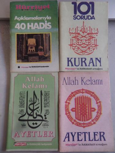 Hürriyet Kuran Ayet Hadis Cep Kitapçıkları / 4 Adet