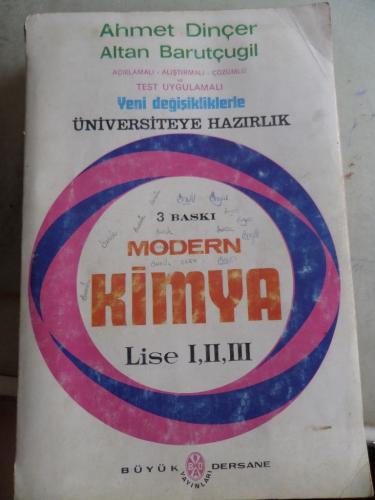 Modern Kimya Lise I, II, III Ahmet Dinçer