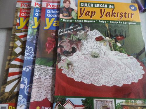 Yap Yakıştır Dergileri / 4 Adet