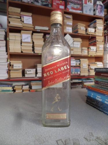 Red Label Boş Viski Şişesi