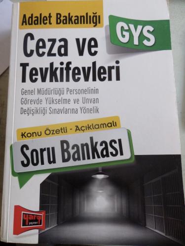 GYS Adalet Bakanlığı Ceza ve Tevkifevleri Konu Özetli - Açıklamalı Soru Bankası