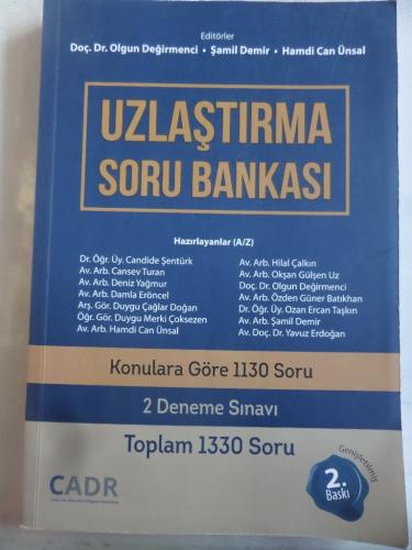 Uzlaştırma Soru Bankası