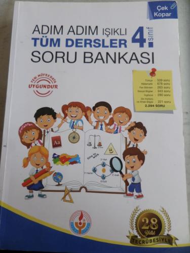 4. Sınıf Adım Adım Işıklı Tüm Dersler Soru Bankası
