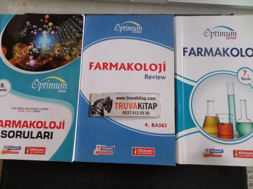 Farmakoloji Kitapları / 3 Adet
