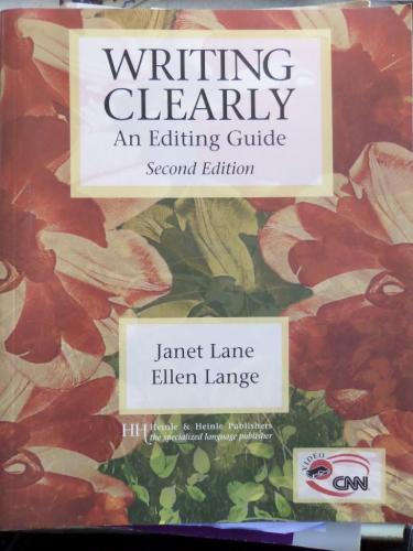 Writing Clearly An Editing Guide Janet Lane