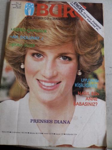 Burç Aylık Yıldız Falı ve Magazin Dergisi 1985 / 67 - Prenses Diana