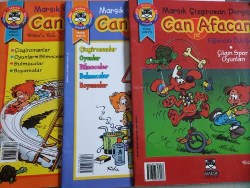 Can ile Afacan Marsık Çizgiroman Dergisi / 3 Adet