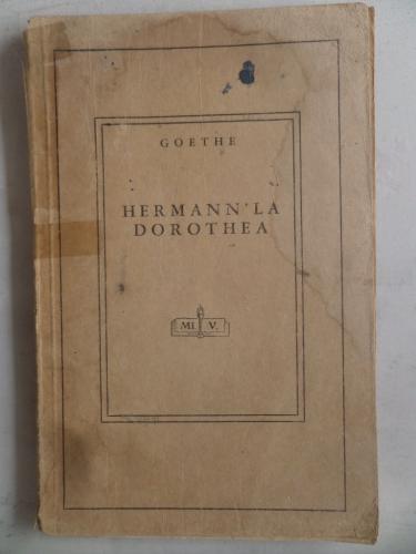 Hermann'la Dorothea Goethe