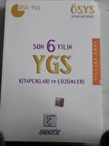 Son 6 Yılın YGS Kitapçıkları ve Çözümleri
