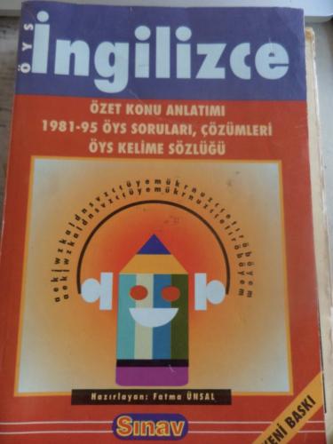 ÖYS İngilizce Özet Konu Anlatımı 1981-95 ÖYS Soruları Çözümleri ÖYS Ke