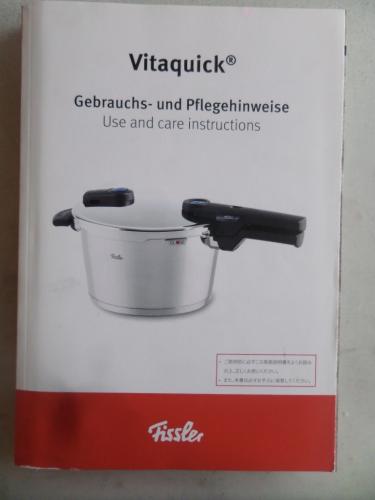 Vitaquick Gevrauchs - und Pflegehinweise Use and care instructions