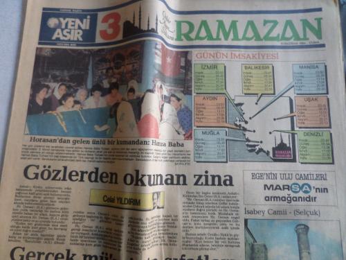 Çağdaş Gazete Yeni Asır 8 Haziran 1984 Ramazan Eki