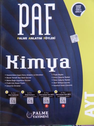 AYT Kimya Anlatım Föyleri