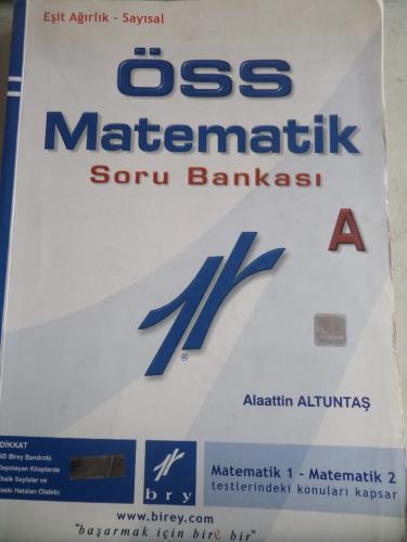 ÖSS Matematik Soru Bankası A