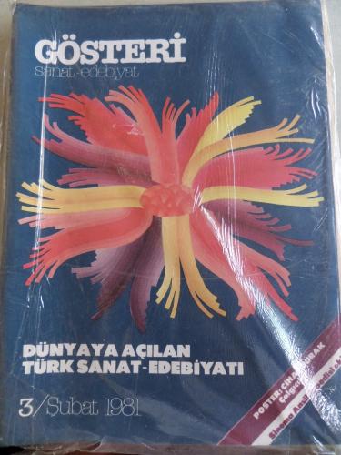 Gösteri Sanat Edebiyat Dergisi 1981 / 3
