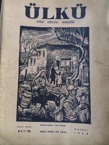 Ülkü Milli Kültür Dergisi 1943 / 34