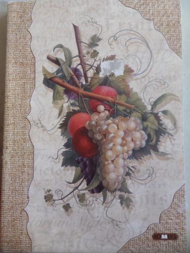 Çarpım Tablolu Eski Kareli Defter / Meyve Kapaklı