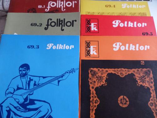 Türk Folklor Kurumu - Folklor 1969 / 1-2-3-4-5-6