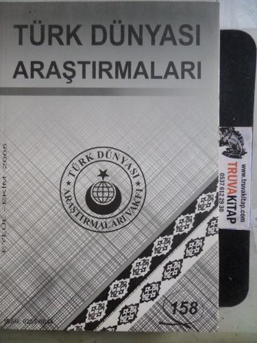 Türk Dünyası Araştırmaları 2005 / 158