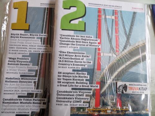 1915 Çanakkale Köprüsü Yapımı ile İlgili Plan Proje ve Yorumlara ait 1. ve 2. Etap Özel Ambalajında