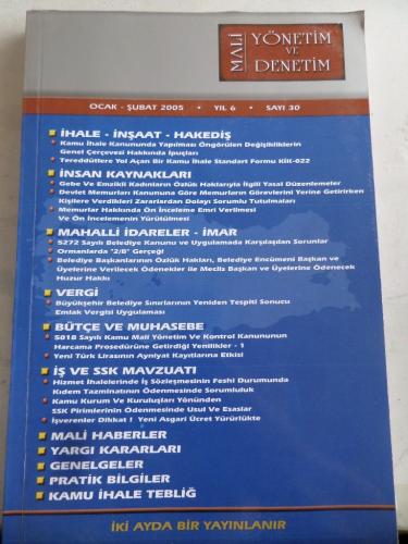 Mali Yönetim ve Denetim 2005 / 30