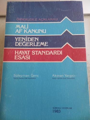Mali Af Kanunu Yeniden Değerleme Hayat Standardı Esası