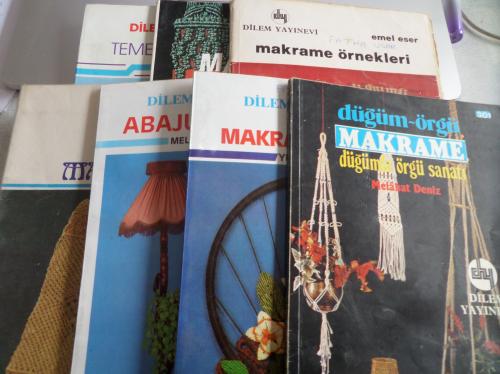 Makrame ve Elişi Kitapları / 7 Adet