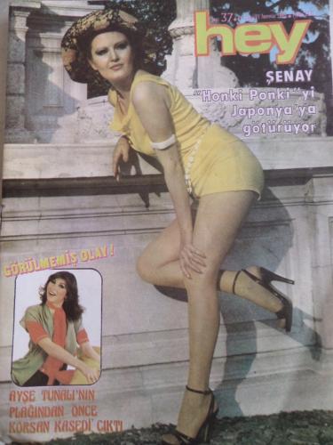 Hey Dergisi 1980 / 37 Kapak Şenay Honki Ponki'yi Japonya'ya Götürüyor