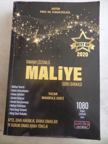 Tamamı Çözümlü Maliye Soru Bankası