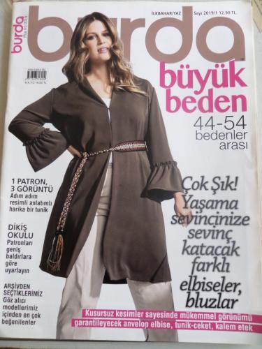 Burda Dergisi 2019 / 1 (Paftalı) - Büyük Beden