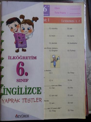 6. Sınıf İngilizce Yaprak Testler
