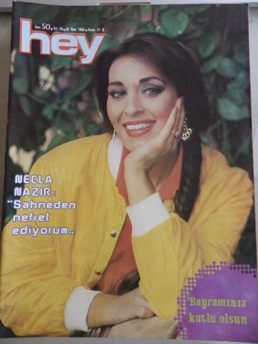 Hey Dergisi 1980 / 50 Kapak Necla Nazır