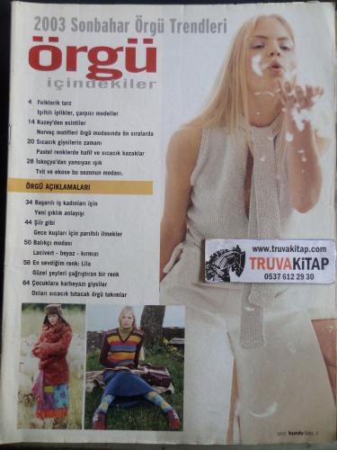Burda Dergisi 2002 / 1 - Örgü