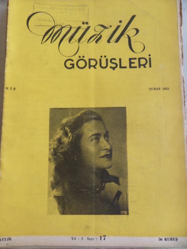 Müzik Görüşleri 1951 / 17